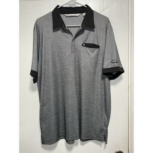Travis Matthew Shirt Men Size L‎ Short Sleeve Polo Pima Cotton Blend Golf Casual
